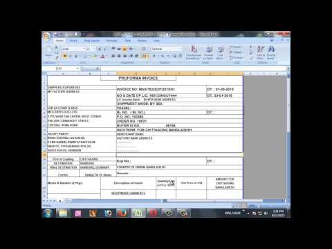 HOW TO MAKE COMMERCIAL INVOICE HOW TO MAKE COMMERCIAL INVOICE