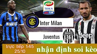 Soi kèo Inter milan vs Juventus | trực tiếp bóng đá ý serie a | 1h45 ngày 25/10/2021