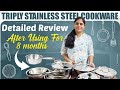 Triply Stainless Steel Cookware Review/Stainless Steel Utensils Types  & Details/How To Choose Best?