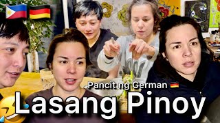 Pancit ni misis 😂 mapait 🤣 nagalit sa Reaktion ko 😅 Filipino German Family