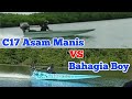 BOAT RACING || BAHAGIA BOY VS C17 || ALLEY SPEED