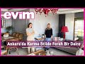 Ankara'da Karma Stilde Ferah Bir Daire | Evim ile Ev Turu