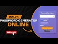 🔐 Build a Password Generator Using HTML, CSS & JavaScript | Beginner Project Demo | With Code