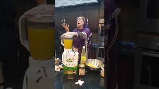 Mango and peach drink made by Naheed Ansari organiz by Roohi Akbar .Brand Q&N Flaovrs