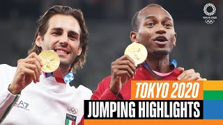 ALL jumping event highlights at #Tokyo2020