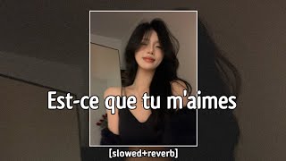 GIMS - Est ce que tu m'aimes — [slowed+reverb]