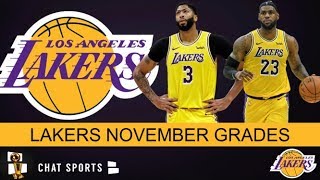 Los Angeles Lakers Grades From November Ft. LeBron James, Anthony Davis, Kyle Kuzma & Dwight Howard