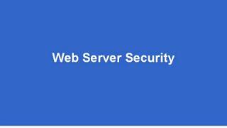 IIS 6 Web Server Security