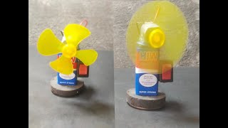 How to Make a Fan at Home | DC Motor Fan Making