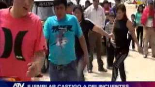 Cajamarca: Rondas castigan a delincuentes