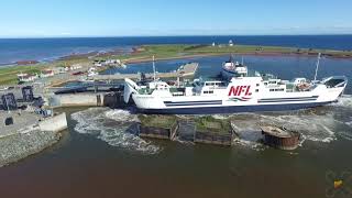 MV Confederation docking Wood Islands PEI