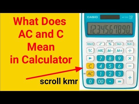What does C mean in maths?