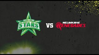 BBL Live: 🔴 Melbourne Renegades vs Melbourne Stars | MLR vs MLS Live Score | Live Cricket Score