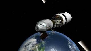 Transposition and Docking: Apollo 11 simulation using Orbiter and AMSO