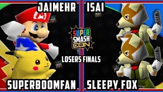 SSC 2018 SSB - Isai \u0026 Sleepy Fox Vs. PG | Superboomfan \u0026 RG | JaimeHR - 64 Doubles Losers Finals