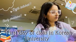 First day of class at my Korean University in Korea | 🇮🇳Indian in Korea🇰🇷