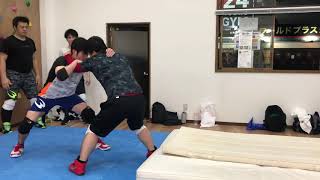 Professional wrestling in Japan　armdrag practice March 10, 2020 尼崎プロレス　アームドラッグ練習