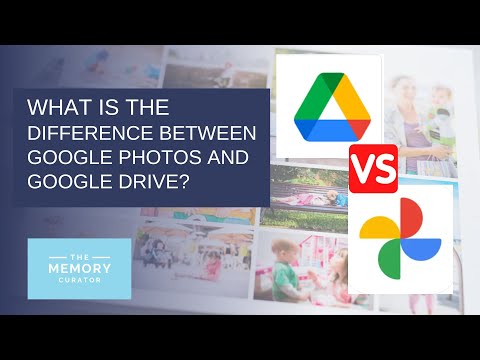 ¿Cuál es la diferencia entre Google Photos y Google Drive?