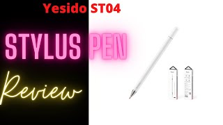 Yesido ST04 Touch Screen Stylus with Ballpoint Pen for iPhone iPad Tablet Writing and Drawing