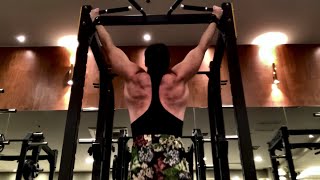 107kg x 21 X-WIDE PULL UPS (17 Unbroken)