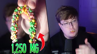 Eating a 1,250 MG Nerds Rope