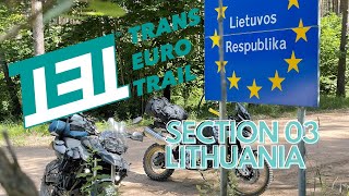 TET Litwa - TET Lithuania - Trans Euro Trail - BMW F800GS F850GS Adventure Bike Trail Bike 4K