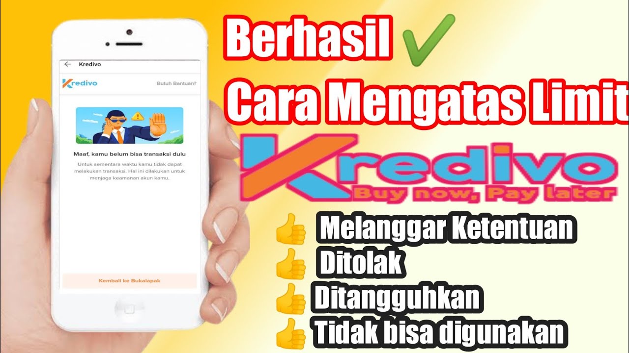 BERHASIL ☀️ Cara Mengatasi Limit Kredivo Tidak Bisa Digunakan | Limit ...