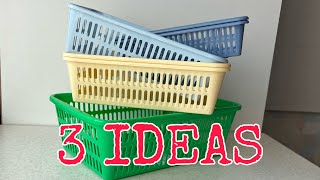 BOUGHT CHEAP PLASTIC BASKETS AND TURNED THEM INTO A TREASURE 😍| DIY BASKET