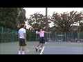 grigor dimitrov serve from the side slow motion