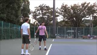 Grigor Dimitrov Serve From The Side(Slow Motion)