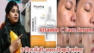 Flywing 15% Vitamin C Face Serum Honest Review | Vitamin C Face Serum benefits uses review hindi |