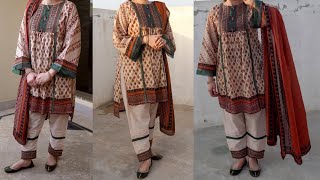 Designer And Stylish New Special Eid Kurti Dress Design Very Easy Cutting Stitching.