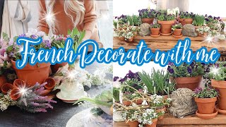 FRENCH STYLE DECORATING // STYLING MY ANTIQUES // SPRING DECORATING IDEAS