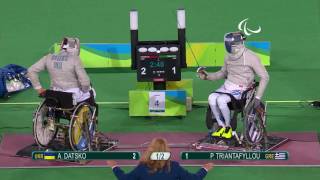 Day 5 evening | Wheelchair fencing highlights | Rio 2016 Paralympic Games