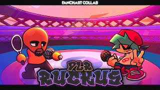 RUCKUS DLR FANCHART COLLAB! (COLLAB WITH @Sayoryyy) {FNF DLREMIXED OST} [200 SUB SPECIAL 7/7]