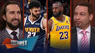 Lakers eliminated, Nuggets advance on Jamal Murray's game-winner in Gm 5 | NBA | FIRST THINGS FIRST