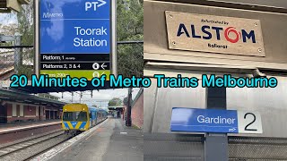 20 Minutes of Metro Trains - Melbourne