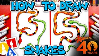 How To Draw Snakes Indiana Jones 40th Anniversary