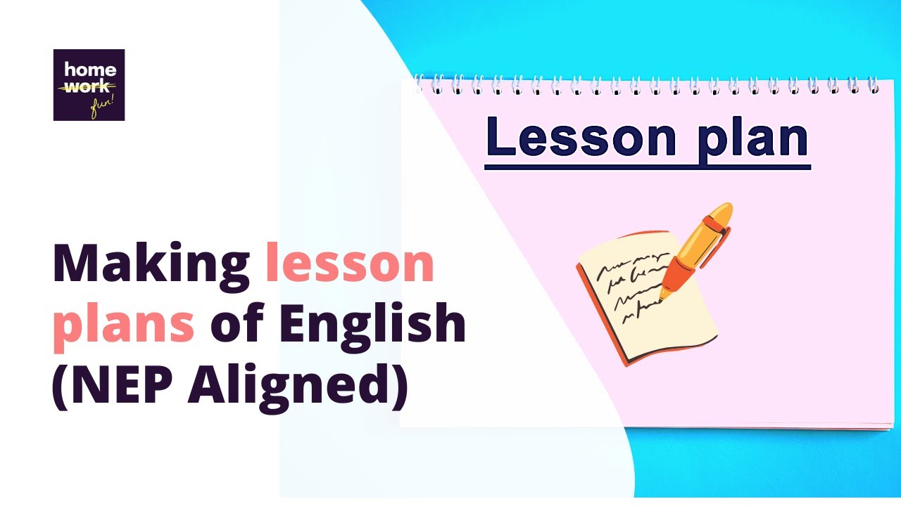 Lesson Plan As Per Nep 2020 English Cbse Youtube