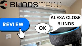 BLINDSMAGIC Smart Blinds Works With Alexa