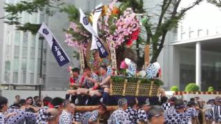 博多祇園山笠・2017【追い山ならし】国体道路