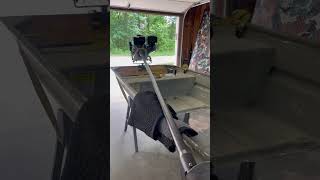 Mud-Skipper Long Tail,420cc Harbor Freight Motor ,12ft Jon Boat(Part 2)