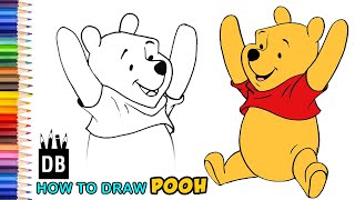 Easy To Draw Winnie the Pooh Bear | 4 Kids