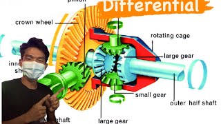 Differential (ကရောင်း)တစ်ခုရဲ့ အလုပ်လုပ်ပုံ(car knowledge by@kozaw )