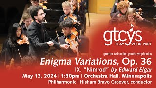 GTCYS Philharmonic // Enigma Variations, Op. 36 IX. “Nimrod”: Edward Elgar