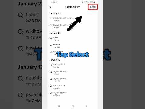 How to delete your TikTok search history #tiktok #tiktoktips #shorts