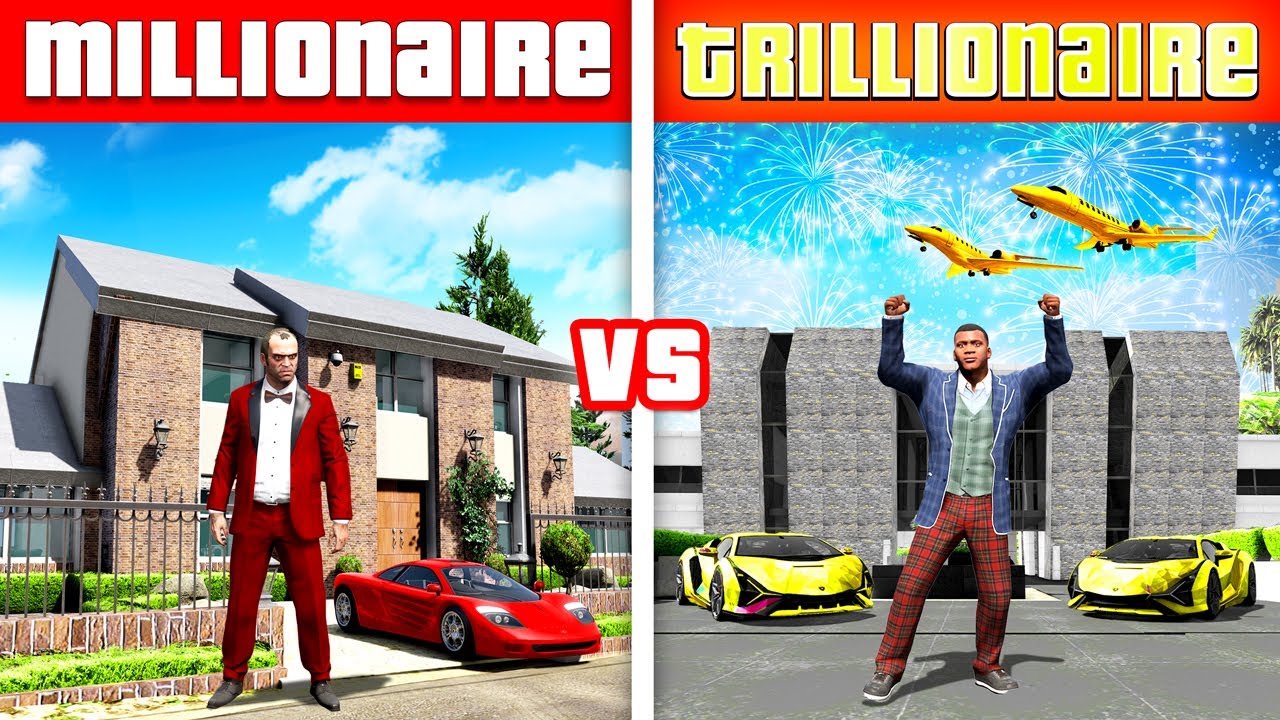 Millionaire Vs Trillionaire In Gta 5 Youtube