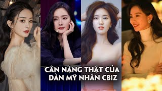 Tiết lộ cân nặng thật gây sốc của dàn mỹ nhân đình đám Hoa ngữ