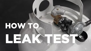 HOW TO PERFORM A LEAK TEST || Coleman 5 Burner Grill Pro Series