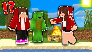 MAIZEN - JJ and Mikey SURVIVING On The Island?! - Minecraft Animation JJ \u0026 Mikey